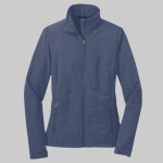 Women's Shaded Crosshatch Soft Shell Jacket