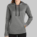 Women's PosiCharge ® Sport Wick ® Heather Fleece Hooded Pullover