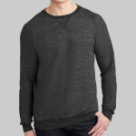 Snow Heather French Terry Raglan Crew