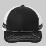 Two Stripe Snapback Trucker Cap