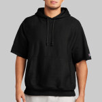 Reverse Weave ® Short Sleeve Hooded Sweatshirt